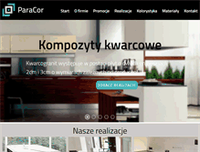 Tablet Screenshot of para-cor.pl